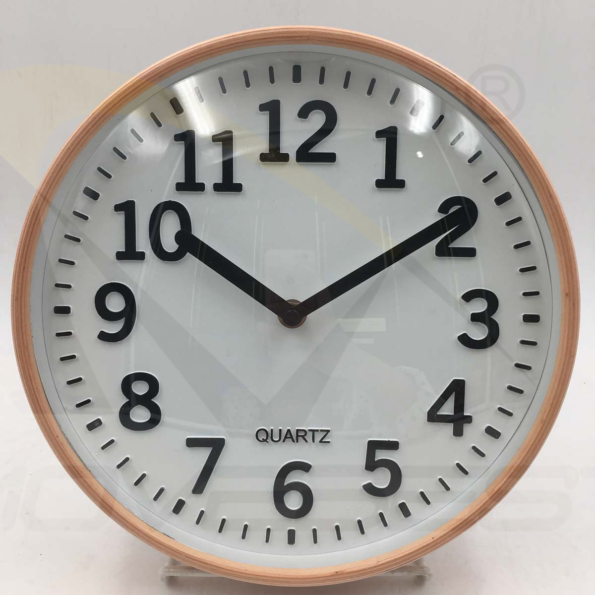 Wooden Wall Clock Round 10 inch-M9082(图1) M9082(图1)