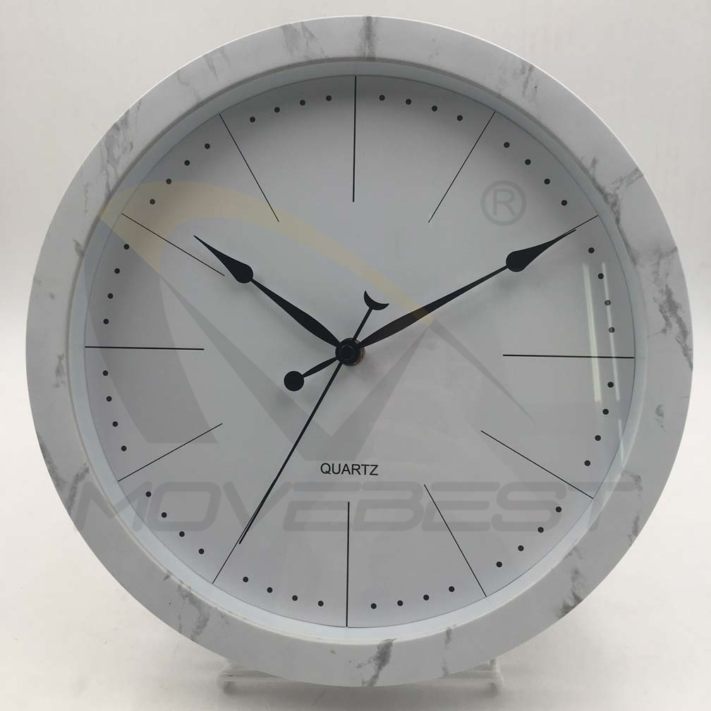Plastic Wall Clock Marble Stone Finishing Round 12 inch -6156(图8) 6156 Marble(图8)