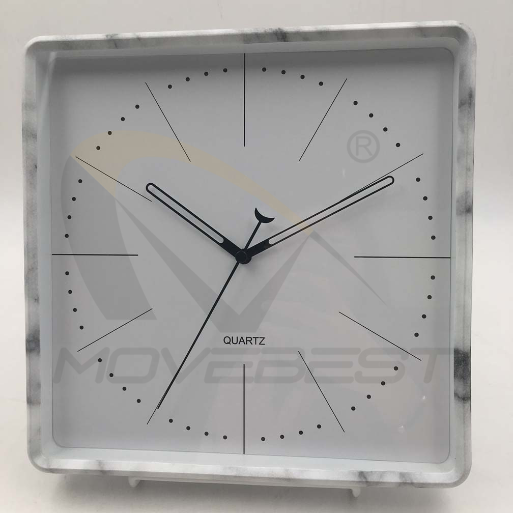 Plastic Wall Clock Square Mable Stone Finishing-9061(图6) 9061 Marble(图6)