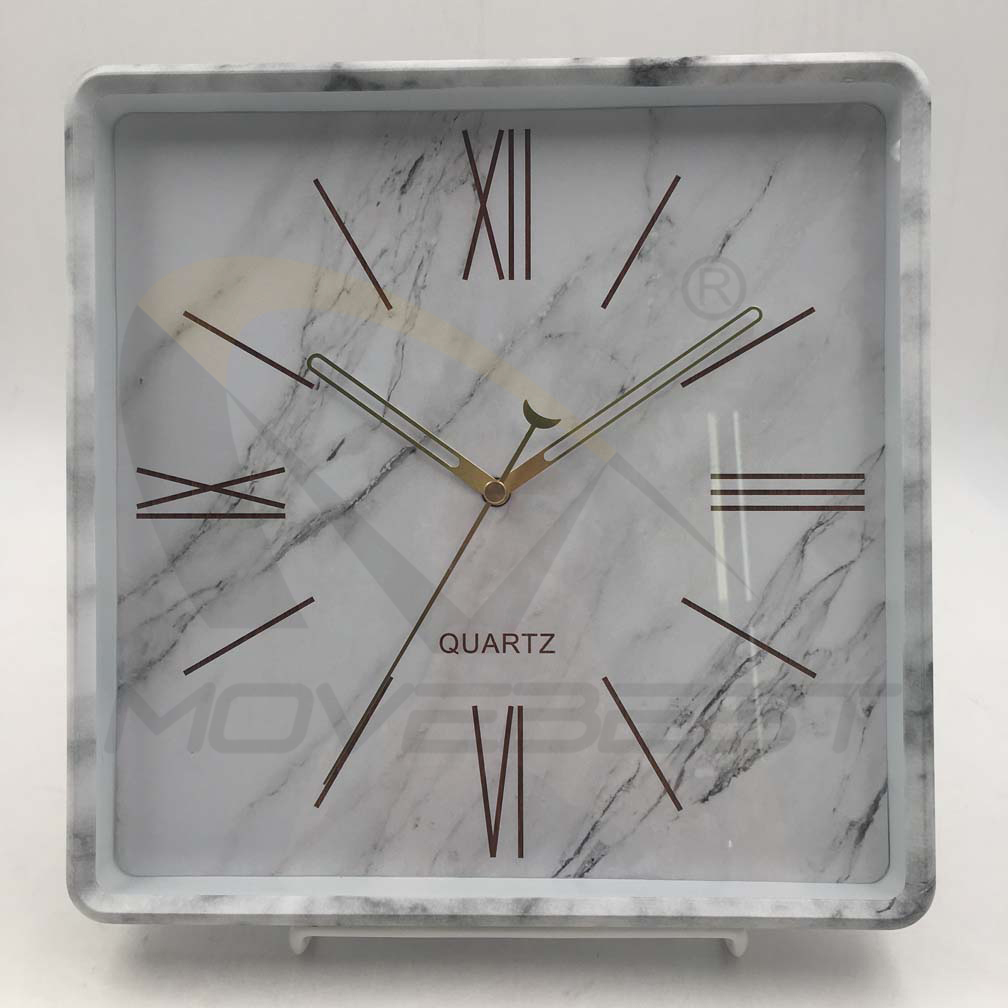Plastic Wall Clock Square Mable Stone Finishing-9061(图8) 9061 Marble(图8)