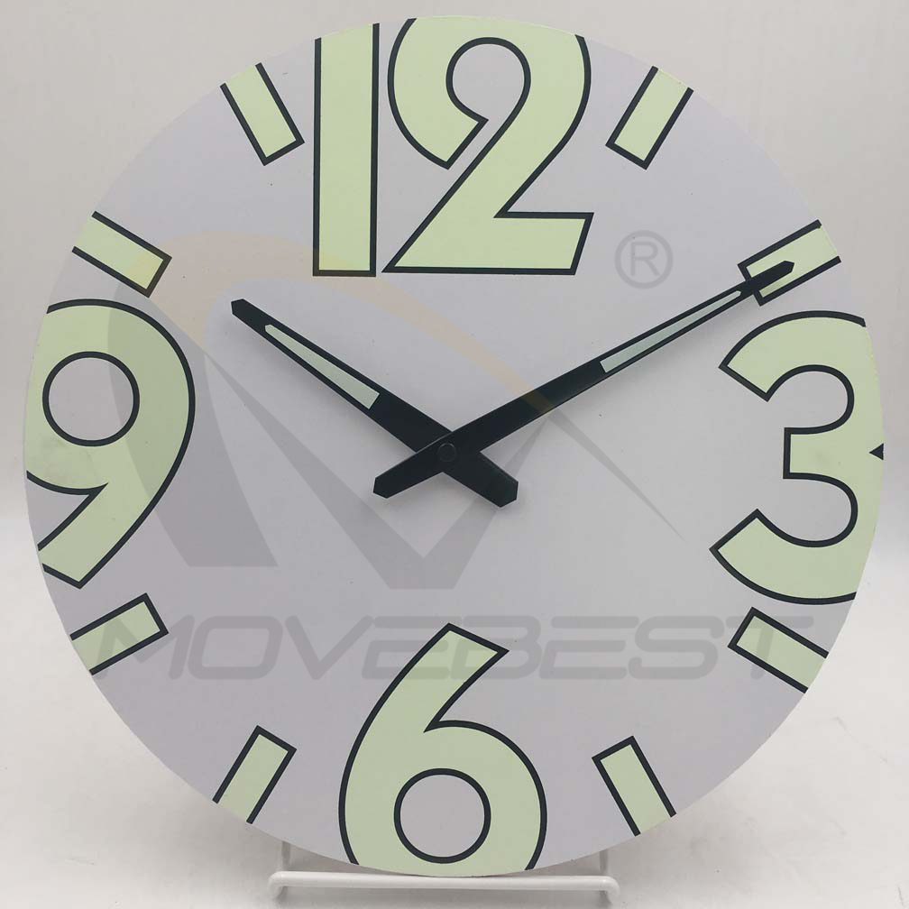 MDF Wall Clock Luminous 13 inch-9228(图5) MDF 33CM(图5)