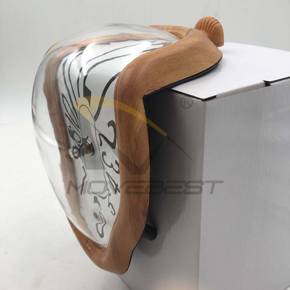 Plastic Table Clock Dali Wooden Finishing Clock-9063(图4) 9063 wood(图4)