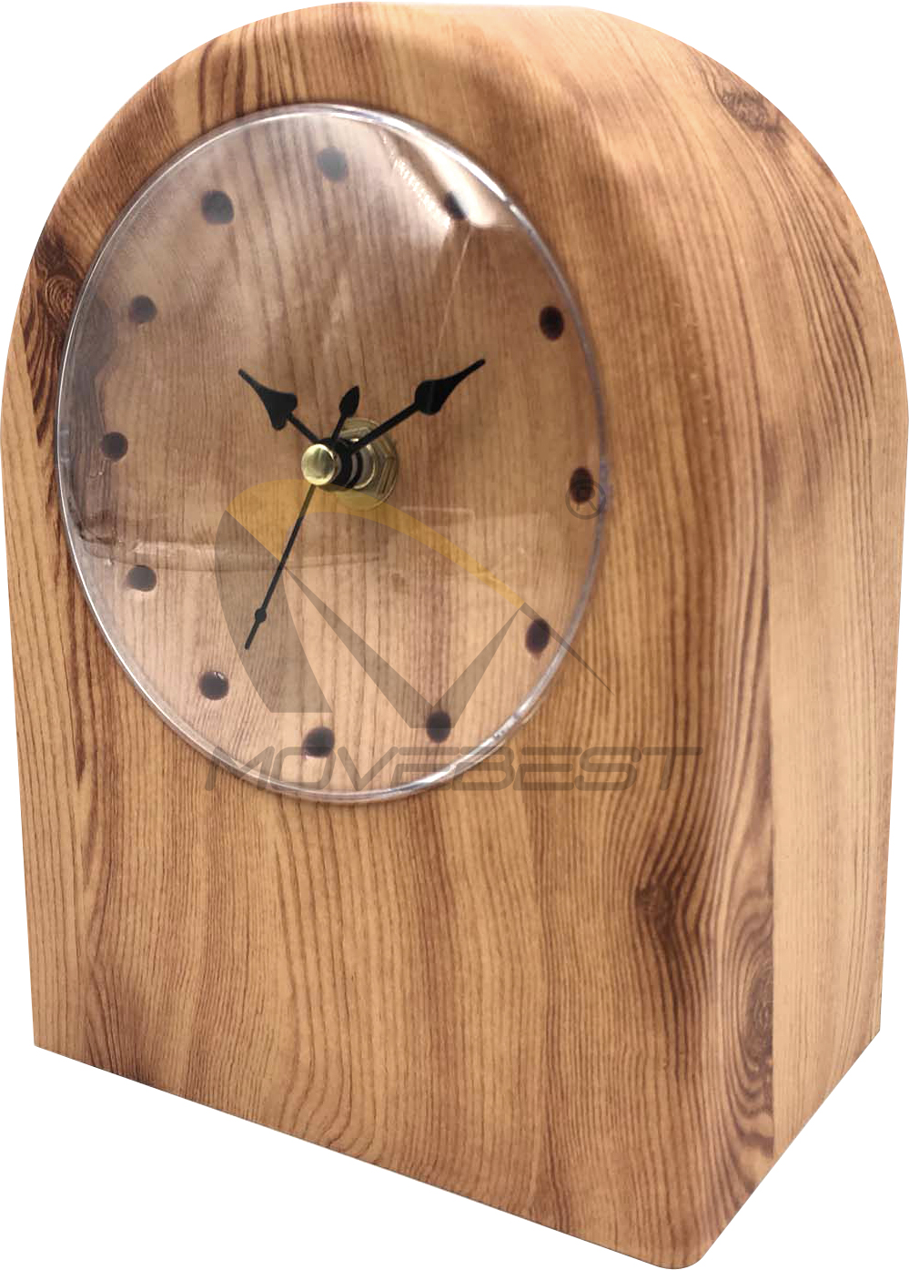 Plastic Table Clock Wooden Finishing Clock-9190(图2) 9109 wood(图2)