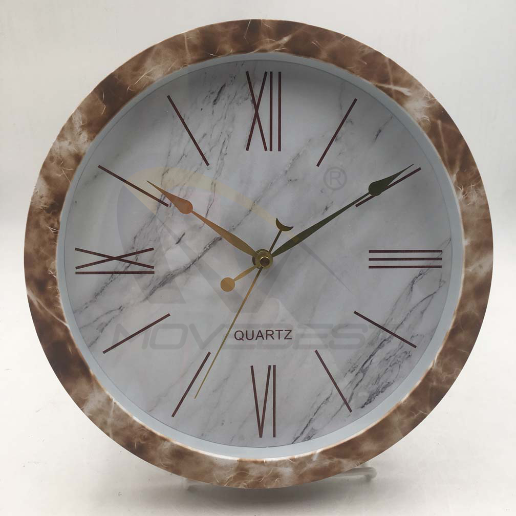 Plastic Wall Clock Round 10 inch -6155(图3) 6155 Marble(图3)