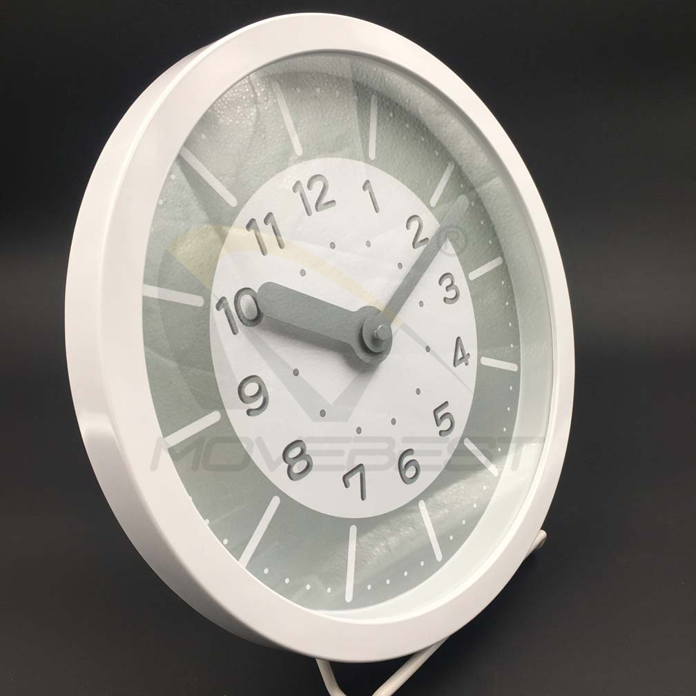 Plastic Wall Clock Round 10 inch -6155(图1) 6155 Solid word(图1)
