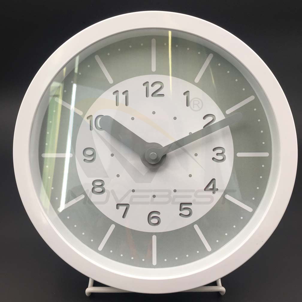 Plastic Wall Clock Round 10 inch -6155(图2) 6155 Solid word(图2)
