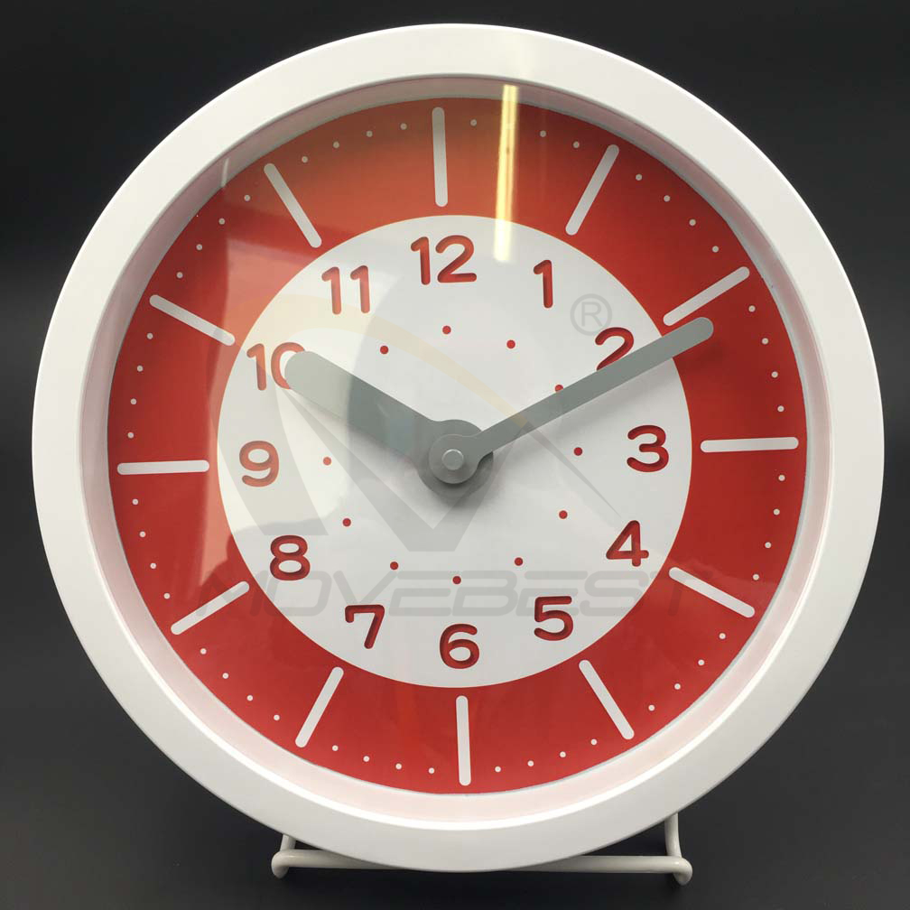 Plastic Wall Clock Round 10 inch -6155(图3) 6155 Solid word(图3)