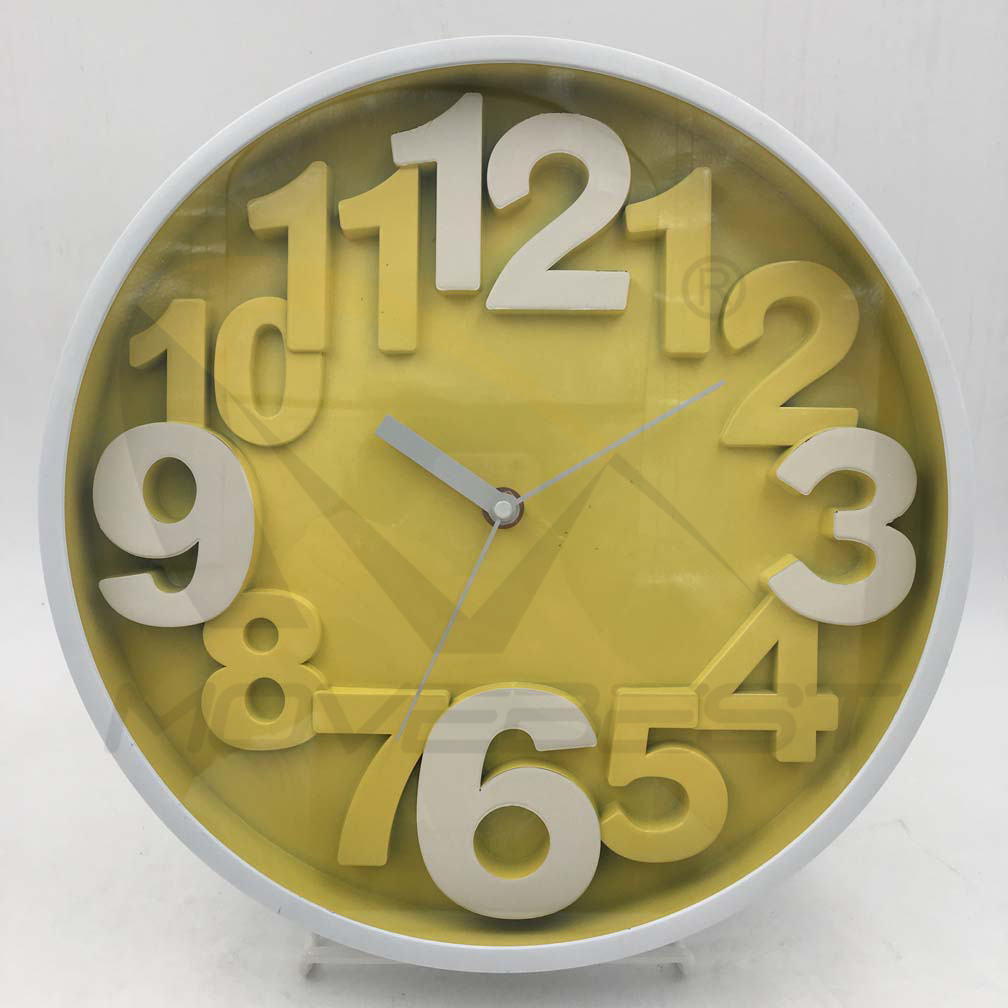 Plastic Wall Clock Round 12 inch-HL6708(图2) HL-6708(图2)