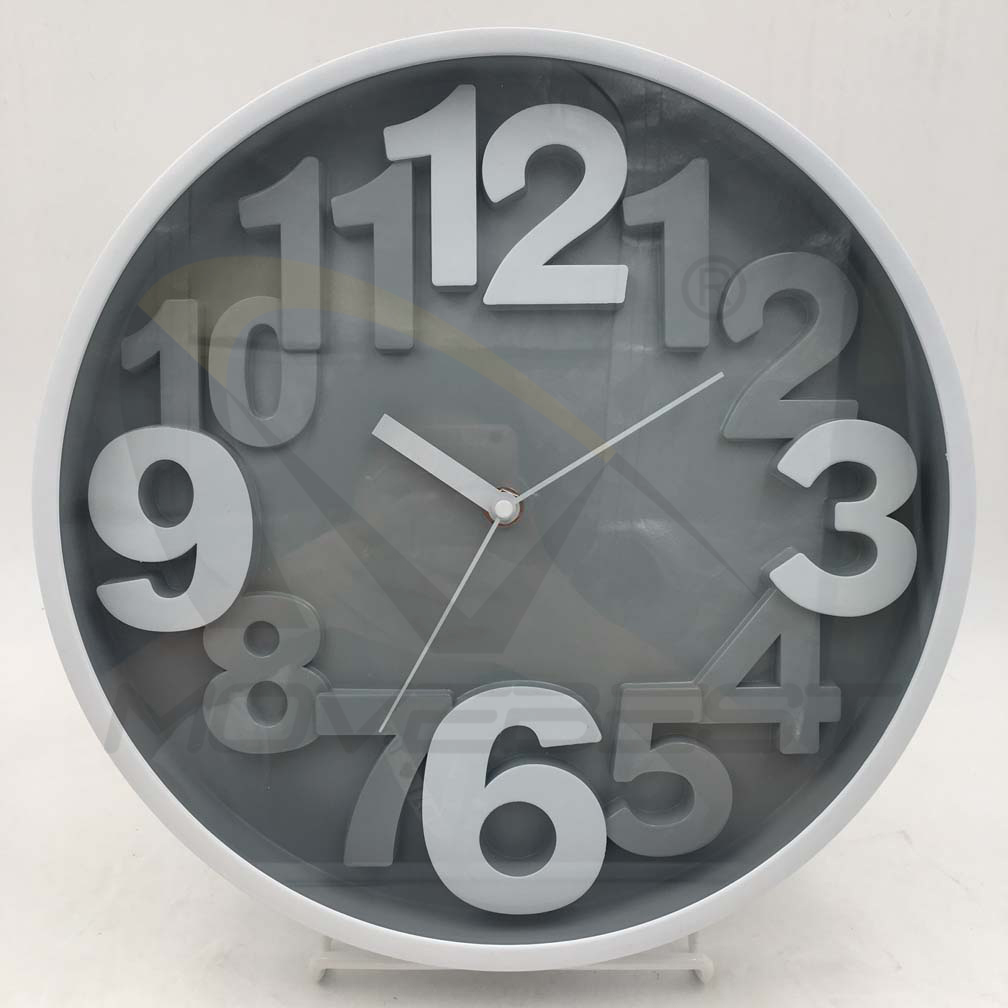Plastic Wall Clock Round 12 inch-HL6708(图5) HL-6708(图5)