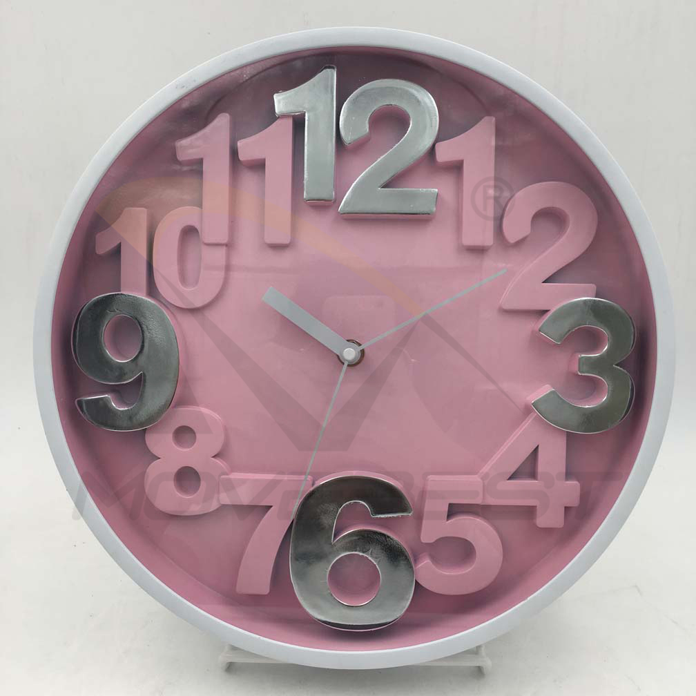 Plastic Wall Clock Round 12 inch-HL6708(图4) HL-6708(图4)