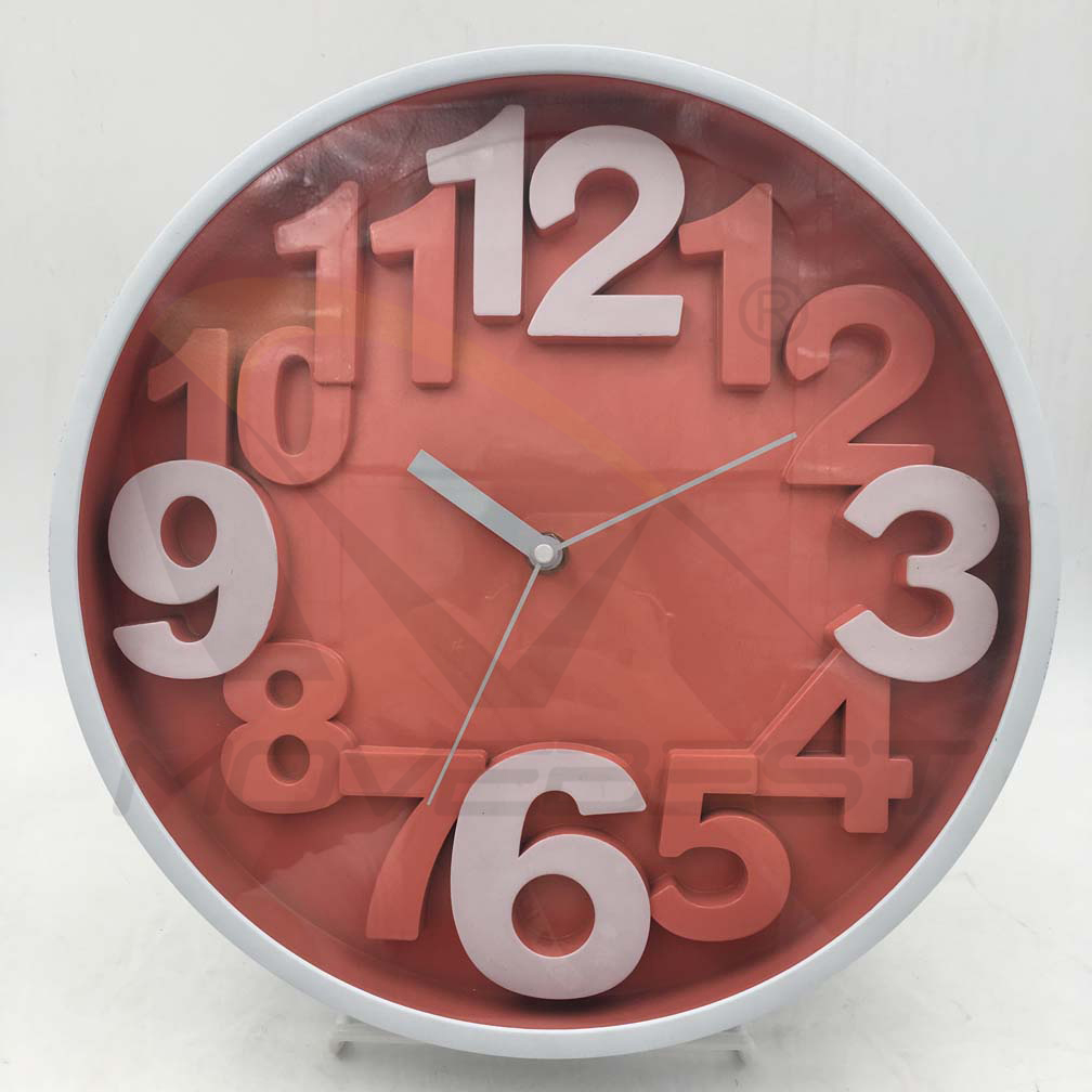 Plastic Wall Clock Round 12 inch-HL6708(图6) HL-6708(图6)