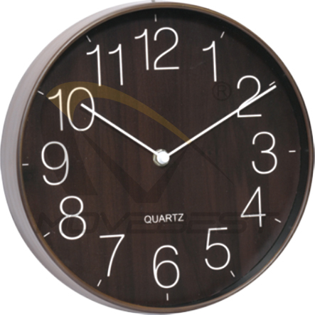 Plastic Wall Clock Slim Frame 10 inch-9218(图1)