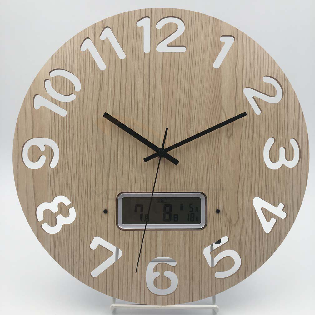 MDF Wall Clock with Calendar-G2003	(图3)