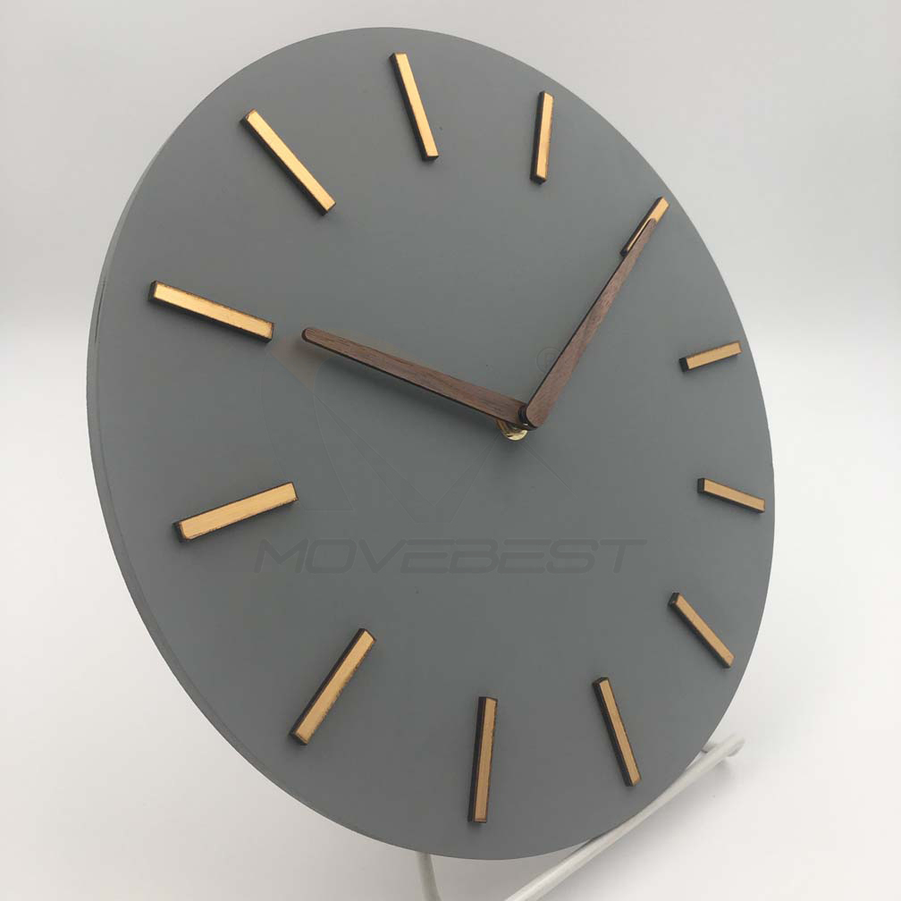 MDF Wall Clock with 3D No.s (图3) MDF Wall Clock with 3D No.s (图3)