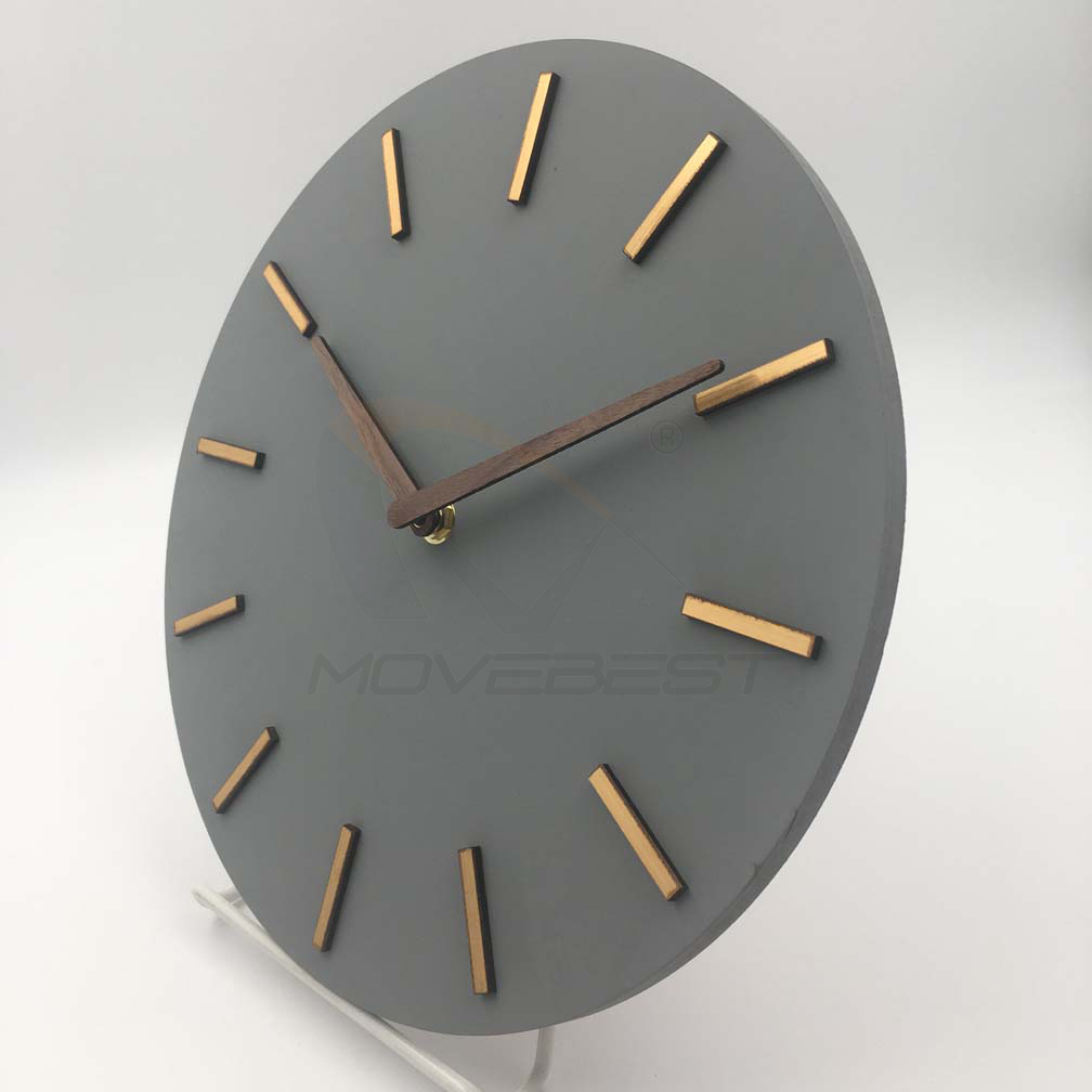 MDF Wall Clock with 3D No.s (图2) MDF Wall Clock with 3D No.s (图2)