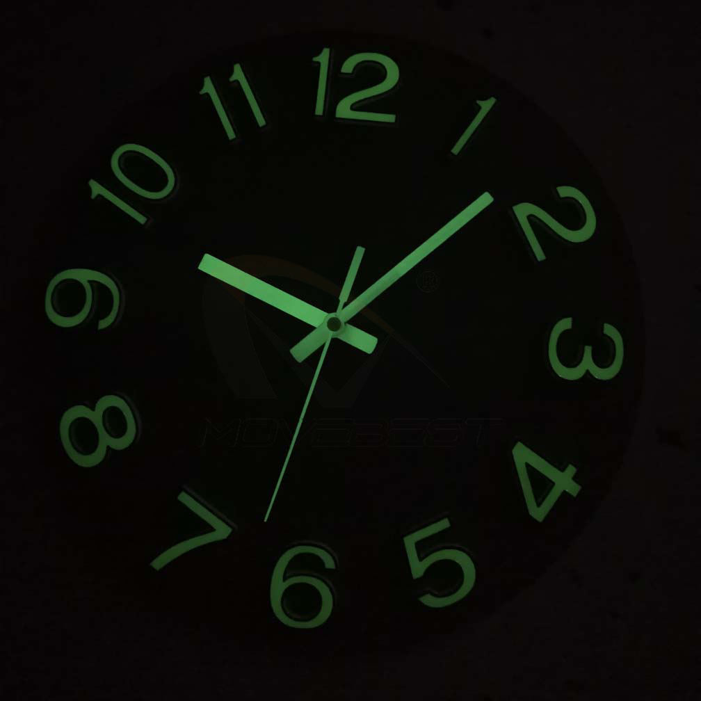 Luminous MDF Wall Clock with 3D No.s (图2) Luminous MDF Wall Clock with 3D No.s (图2)